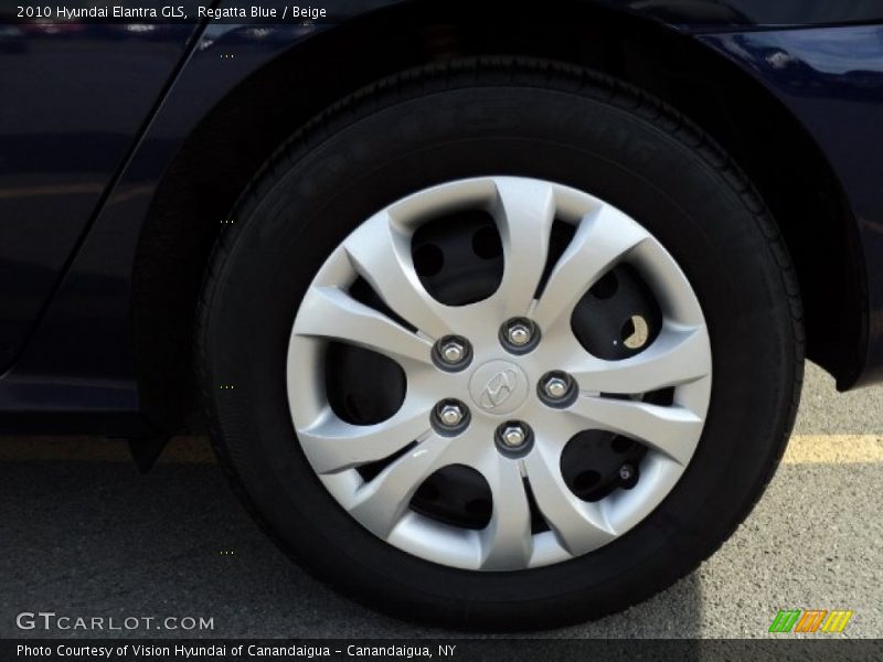 Regatta Blue / Beige 2010 Hyundai Elantra GLS