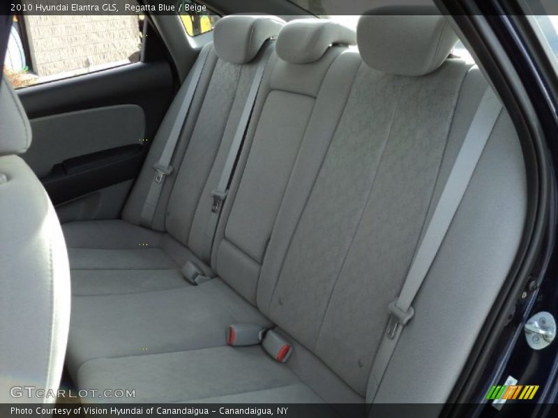 Regatta Blue / Beige 2010 Hyundai Elantra GLS