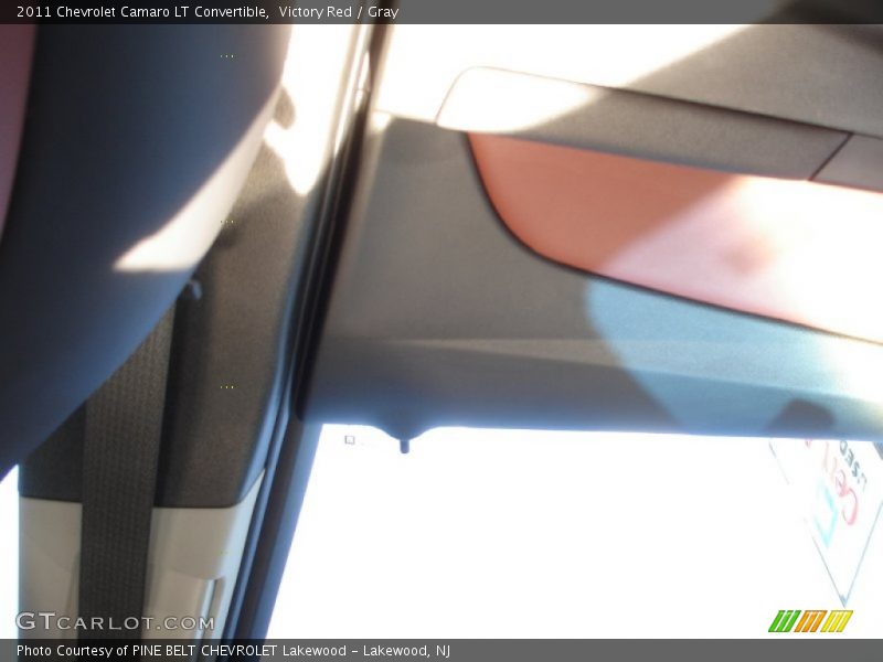 Victory Red / Gray 2011 Chevrolet Camaro LT Convertible