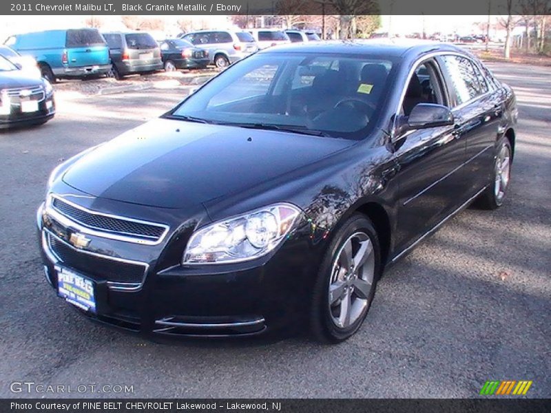 Black Granite Metallic / Ebony 2011 Chevrolet Malibu LT