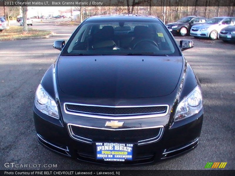 Black Granite Metallic / Ebony 2011 Chevrolet Malibu LT