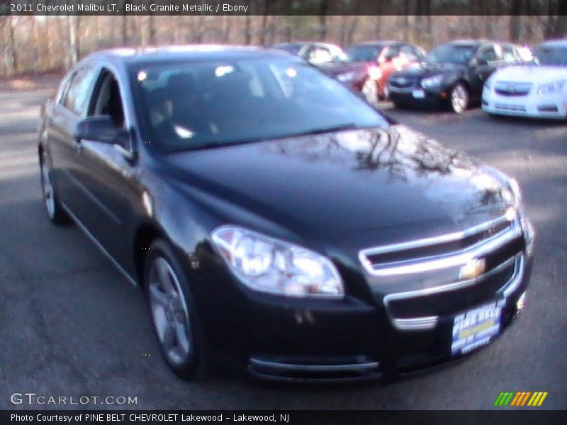Black Granite Metallic / Ebony 2011 Chevrolet Malibu LT