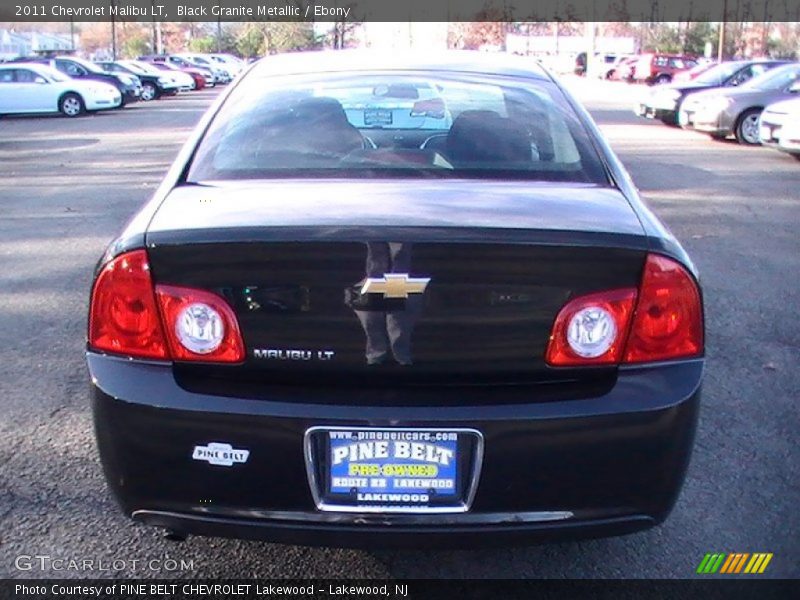 Black Granite Metallic / Ebony 2011 Chevrolet Malibu LT