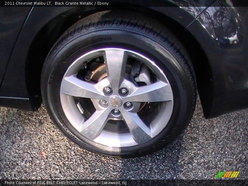 Black Granite Metallic / Ebony 2011 Chevrolet Malibu LT