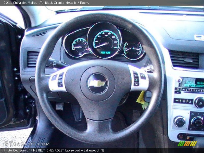 Black Granite Metallic / Ebony 2011 Chevrolet Malibu LT
