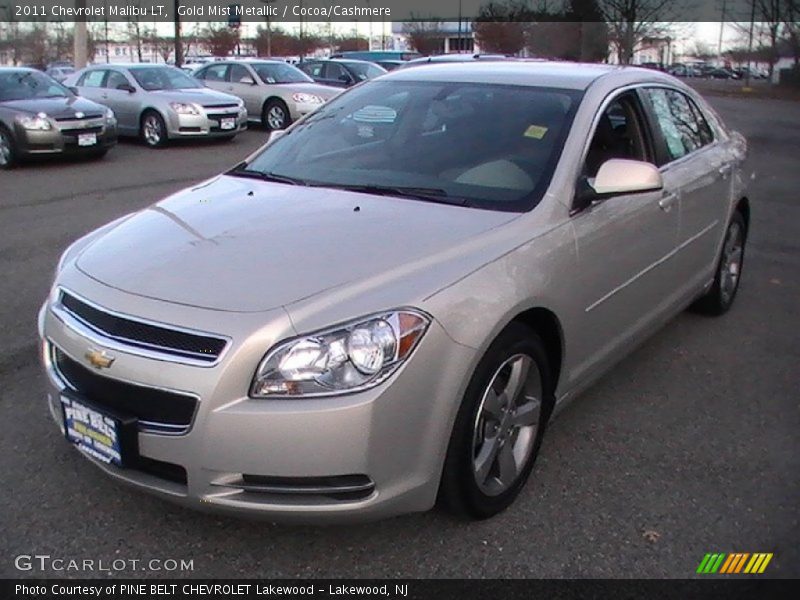 Gold Mist Metallic / Cocoa/Cashmere 2011 Chevrolet Malibu LT