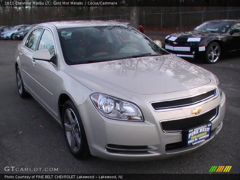 Gold Mist Metallic / Cocoa/Cashmere 2011 Chevrolet Malibu LT