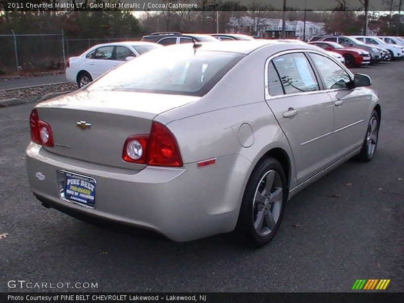 Gold Mist Metallic / Cocoa/Cashmere 2011 Chevrolet Malibu LT