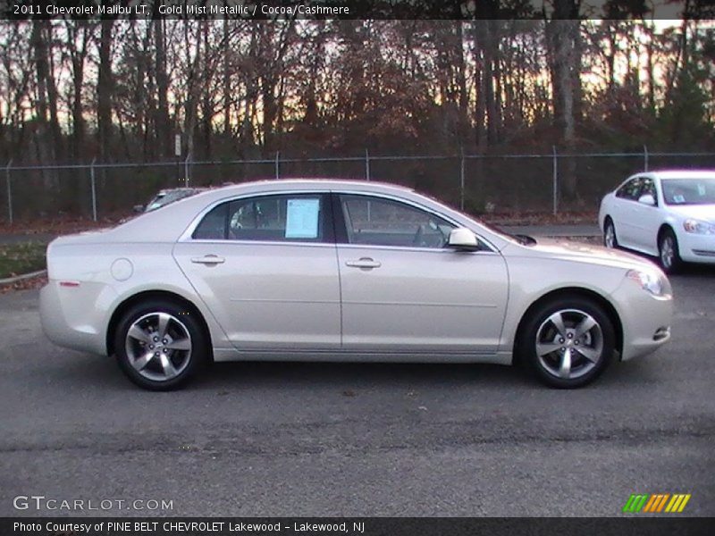 Gold Mist Metallic / Cocoa/Cashmere 2011 Chevrolet Malibu LT