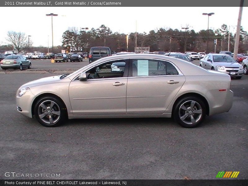 Gold Mist Metallic / Cocoa/Cashmere 2011 Chevrolet Malibu LT