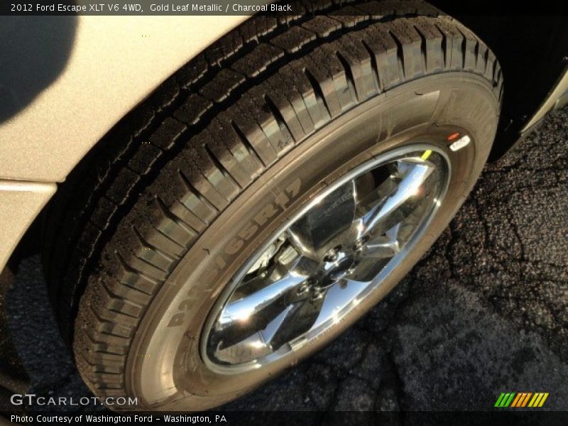Gold Leaf Metallic / Charcoal Black 2012 Ford Escape XLT V6 4WD