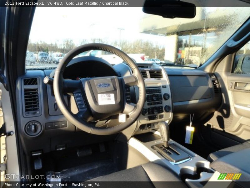 Gold Leaf Metallic / Charcoal Black 2012 Ford Escape XLT V6 4WD