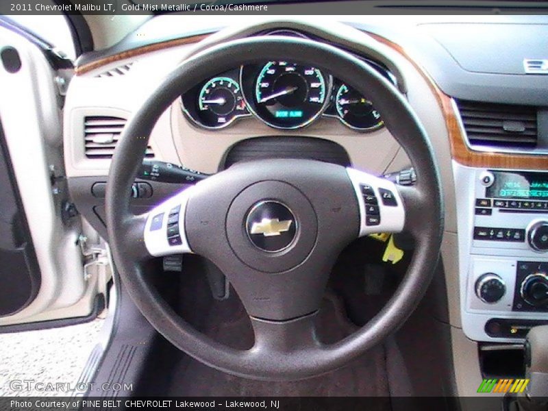 Gold Mist Metallic / Cocoa/Cashmere 2011 Chevrolet Malibu LT
