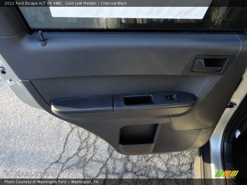 Gold Leaf Metallic / Charcoal Black 2012 Ford Escape XLT V6 4WD
