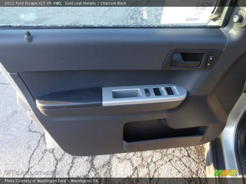 Gold Leaf Metallic / Charcoal Black 2012 Ford Escape XLT V6 4WD