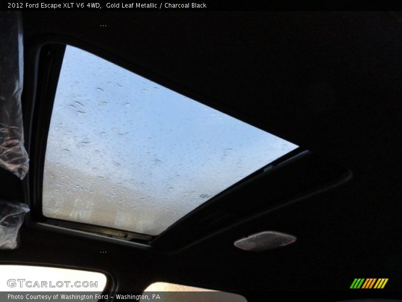 Gold Leaf Metallic / Charcoal Black 2012 Ford Escape XLT V6 4WD