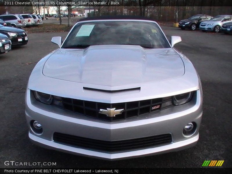 Silver Ice Metallic / Black 2011 Chevrolet Camaro SS/RS Convertible