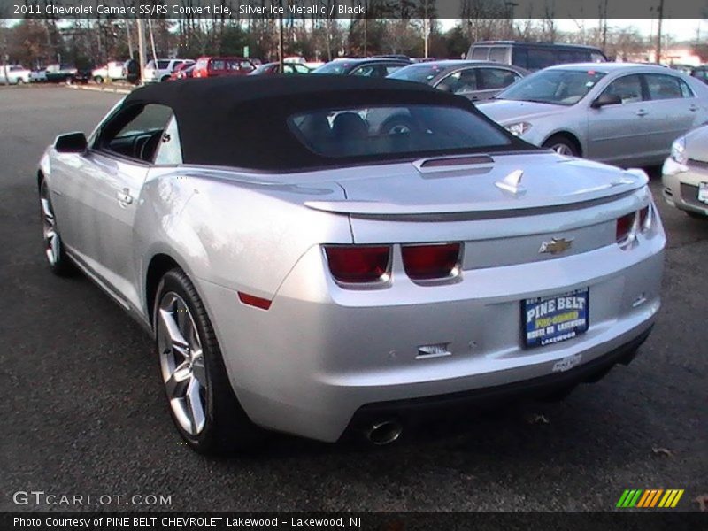 Silver Ice Metallic / Black 2011 Chevrolet Camaro SS/RS Convertible