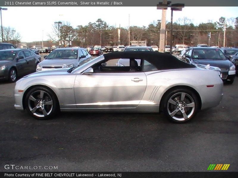Silver Ice Metallic / Black 2011 Chevrolet Camaro SS/RS Convertible