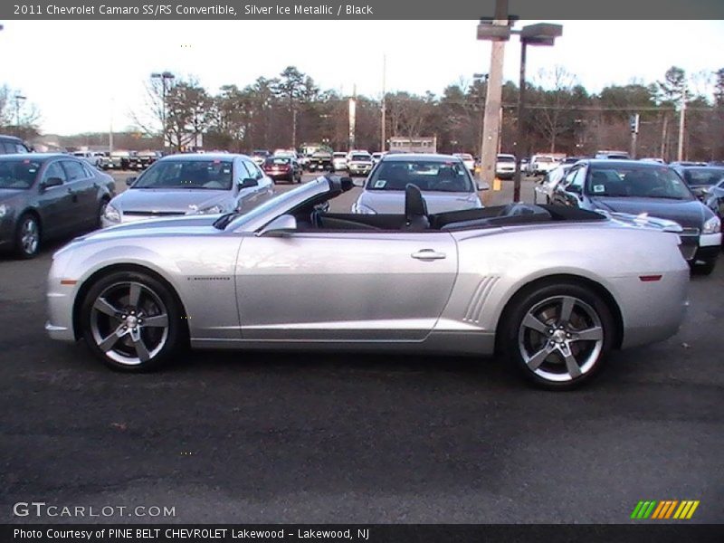 Silver Ice Metallic / Black 2011 Chevrolet Camaro SS/RS Convertible