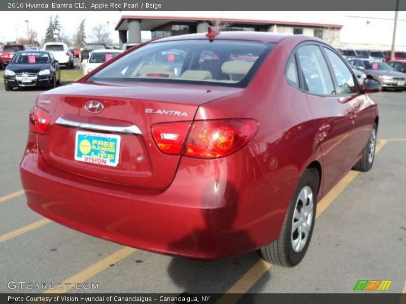 Apple Red Pearl / Beige 2010 Hyundai Elantra GLS