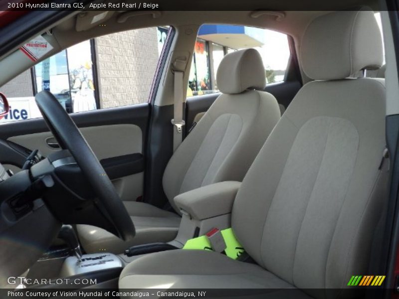 Apple Red Pearl / Beige 2010 Hyundai Elantra GLS