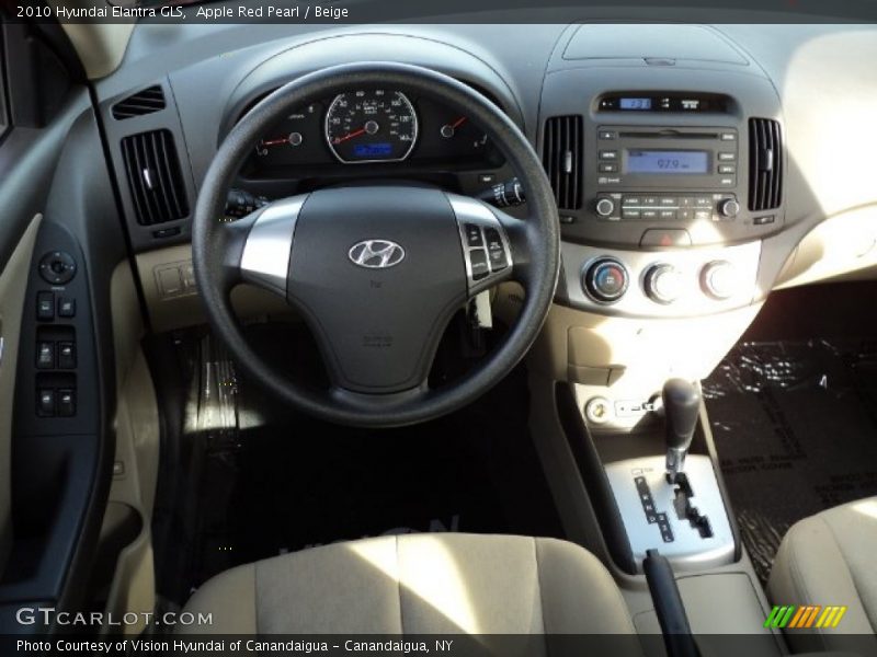Apple Red Pearl / Beige 2010 Hyundai Elantra GLS