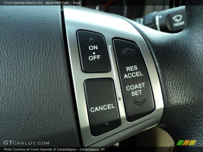 Apple Red Pearl / Beige 2010 Hyundai Elantra GLS
