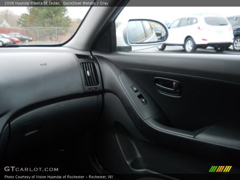 QuickSilver Metallic / Gray 2008 Hyundai Elantra SE Sedan
