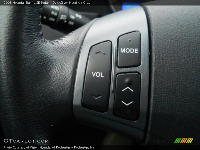 QuickSilver Metallic / Gray 2008 Hyundai Elantra SE Sedan