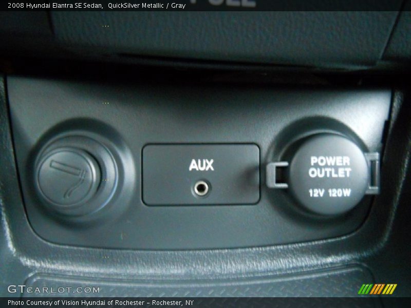 QuickSilver Metallic / Gray 2008 Hyundai Elantra SE Sedan
