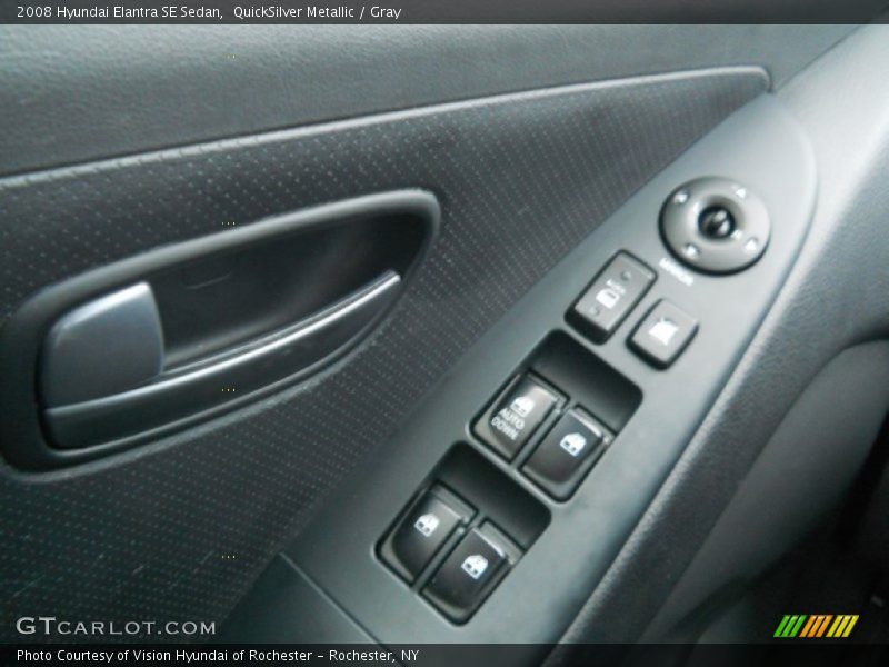 QuickSilver Metallic / Gray 2008 Hyundai Elantra SE Sedan