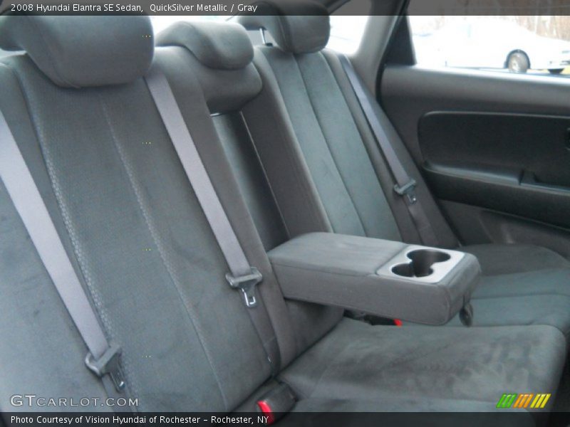 QuickSilver Metallic / Gray 2008 Hyundai Elantra SE Sedan
