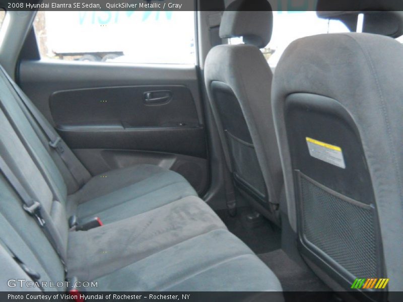 QuickSilver Metallic / Gray 2008 Hyundai Elantra SE Sedan