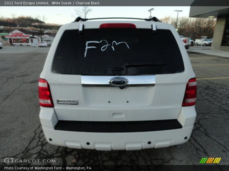White Suede / Charcoal Black 2012 Ford Escape Limited