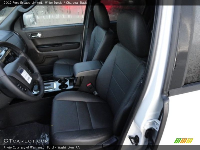 White Suede / Charcoal Black 2012 Ford Escape Limited