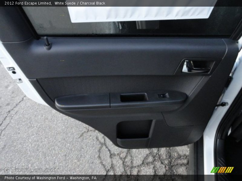 White Suede / Charcoal Black 2012 Ford Escape Limited