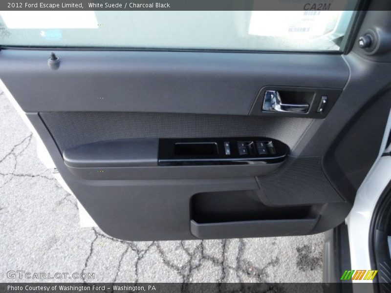White Suede / Charcoal Black 2012 Ford Escape Limited