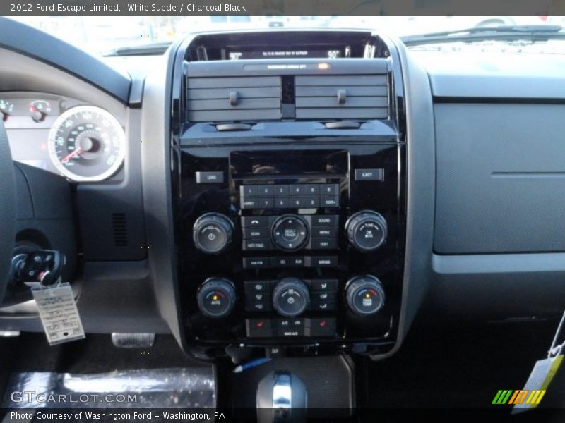 White Suede / Charcoal Black 2012 Ford Escape Limited