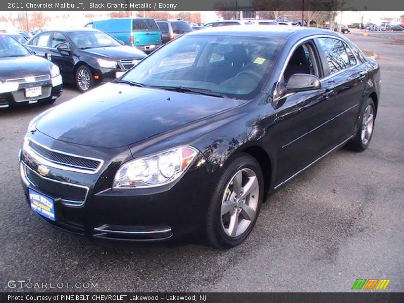Black Granite Metallic / Ebony 2011 Chevrolet Malibu LT
