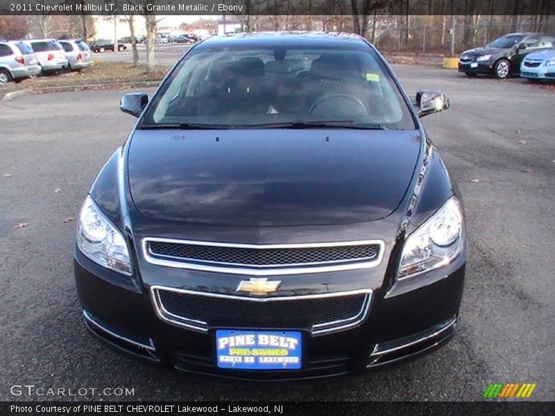 Black Granite Metallic / Ebony 2011 Chevrolet Malibu LT