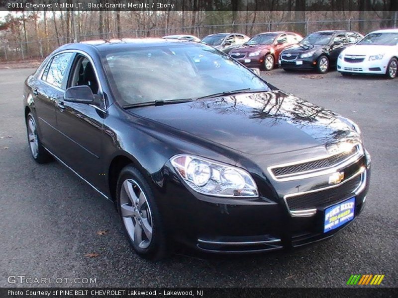 Black Granite Metallic / Ebony 2011 Chevrolet Malibu LT