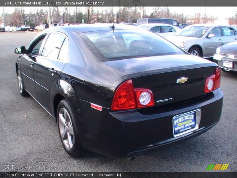 Black Granite Metallic / Ebony 2011 Chevrolet Malibu LT