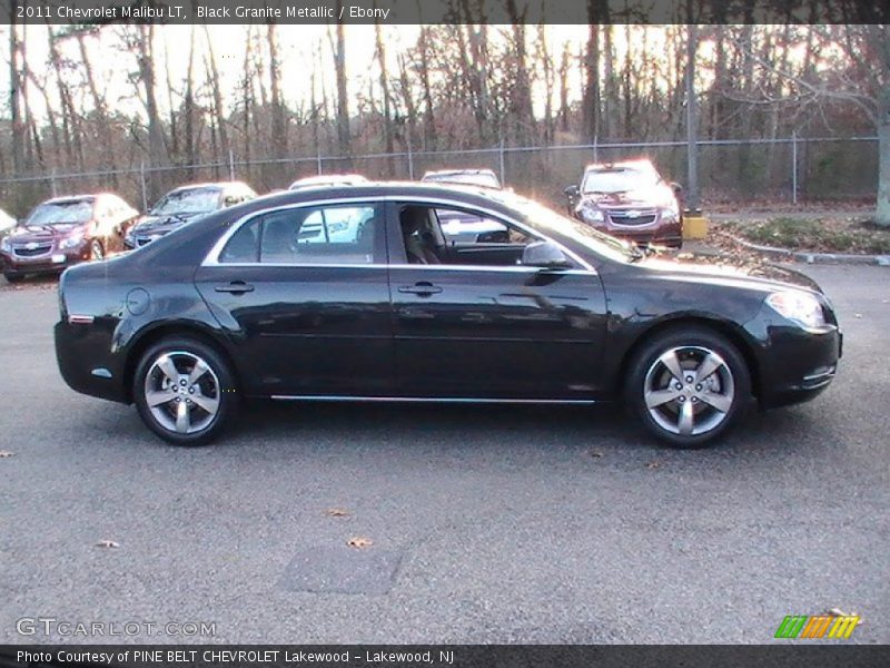 Black Granite Metallic / Ebony 2011 Chevrolet Malibu LT