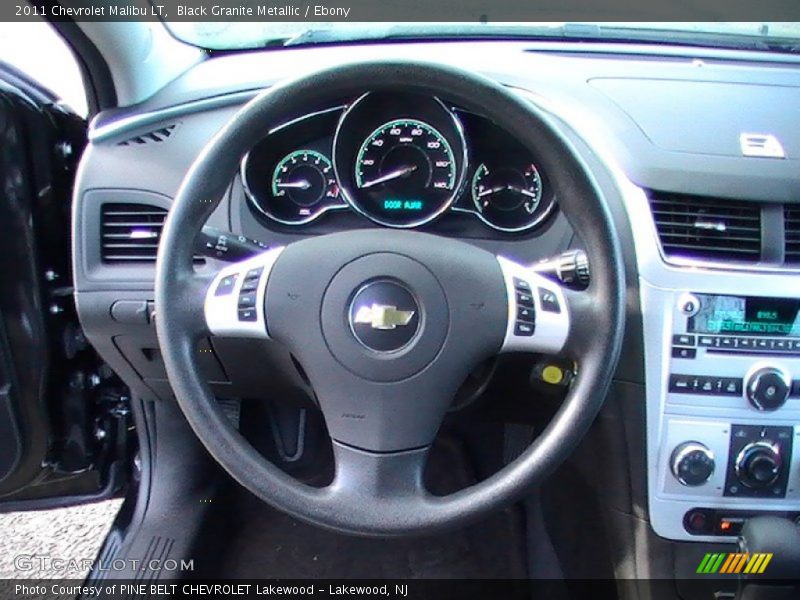 Black Granite Metallic / Ebony 2011 Chevrolet Malibu LT