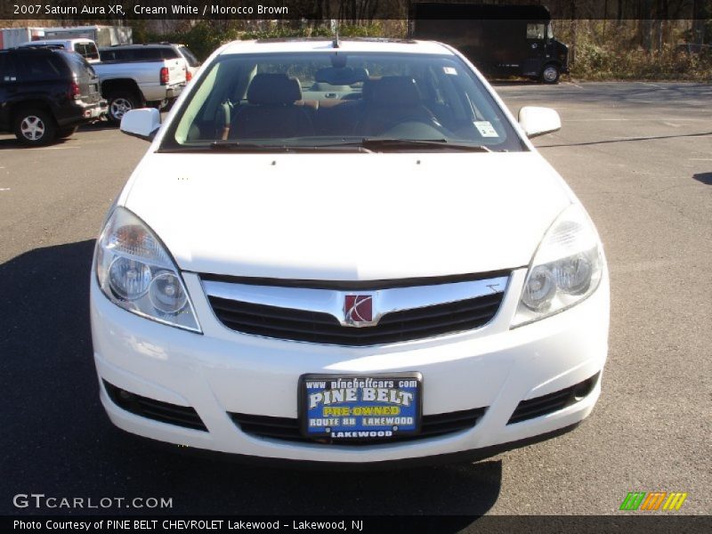 Cream White / Morocco Brown 2007 Saturn Aura XR