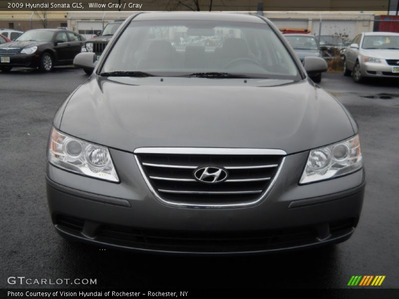 Willow Gray / Gray 2009 Hyundai Sonata GLS