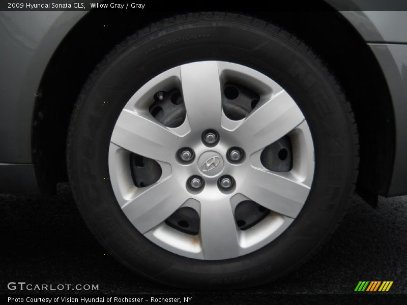 Willow Gray / Gray 2009 Hyundai Sonata GLS