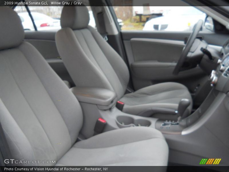 Willow Gray / Gray 2009 Hyundai Sonata GLS