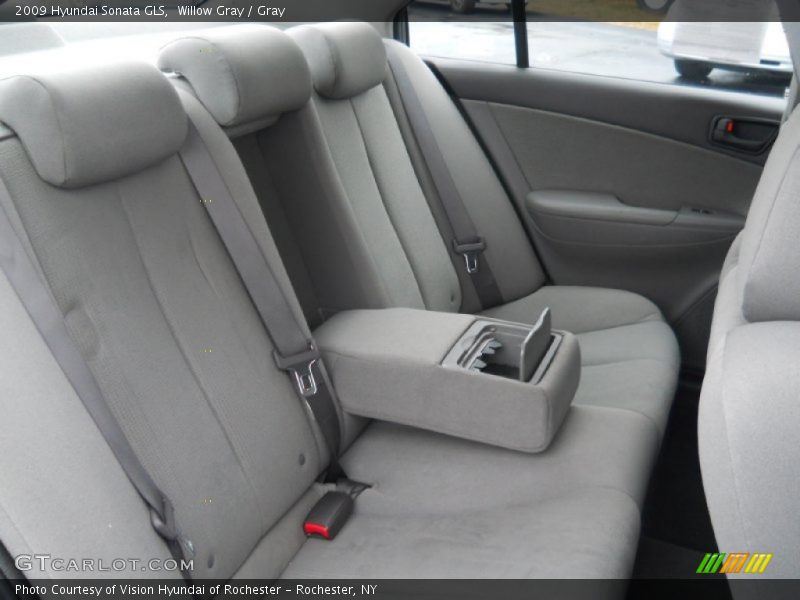 Willow Gray / Gray 2009 Hyundai Sonata GLS